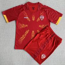 2023/24 North Macedonia Home Red Kids Jersey