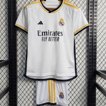 2023/24 RM Home White Kids Soccer Jersey