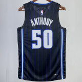 2023/24 Magic ANTHONY #50 Black NBA Jerseys 热压