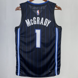 2023/24 Magic MCGRADY #1 Black NBA Jerseys 热压
