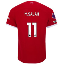 M.SALAH #11 LFC 1:1 Home Fans Jersey 2023/24 (League New Font） ★★