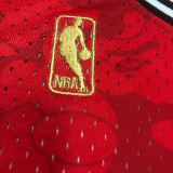 1993 Miami Heat BAPE×M&N #93 Red NBA Jerseys