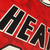 1993 Miami Heat BAPE×M&N #93 Red NBA Jerseys