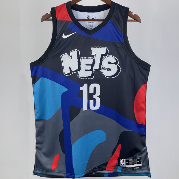 2023/24 Nets  HARDEN #13 City Editionk NBA Jerseys