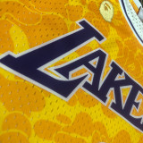 1996/97 Lakers BAPE×M&N #93 Yellow NBA Jerseys