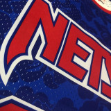 1993 Nets BAPE×M&N #93 Blue NBA Jerseys