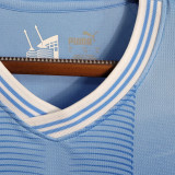 2023/24 Man City Home Long Sleeve Fans Jersey