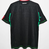 2010 Mexico Away Black Retro Soccer Jersey