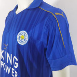2016/17 Leicester City Home Blue Retro Soccer Jersey