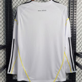 2009/10 RM White Home Retro Long Sleeve Jersey