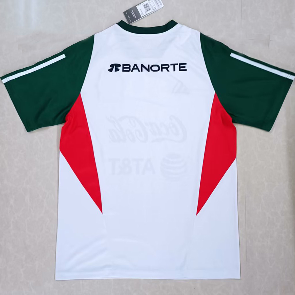 Mexico White Blanca Premium Soccer Jersey New Logo 2023 -  Hong Kong