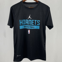 2023/24 Hornets  Black Training  Short sleeve  NBA Jersey