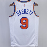 2023/24 NY Knicks BARRETT #9 White NBA Jerseys