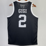 2023/24 Lakers GIGI #2 Black NBA Jerseys
