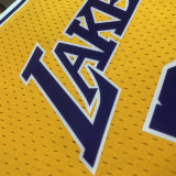 Lakers BRYANT #24 Retro Yellow NBA Girl Jersey