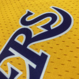 Lakers BRYANT #24 Retro Yellow NBA Girl Jersey