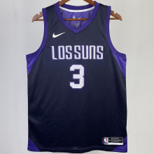 Suns PAUL #3  Purple City Edition  NBA Jerseys