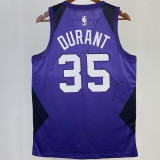 Suns DURANT #35 Purple City Edition  NBA Jerseys
