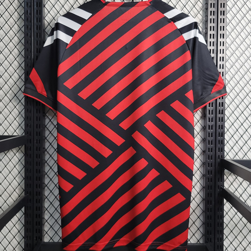 2023/24 Flamengo 1:1 Quality Third Black Fans Soccer Jersey