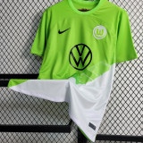 2023/24 Wolfsburg Home Green Fans Soccer Jersey