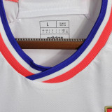 2023/24 Lyon Home White Fans Soccer Jersey