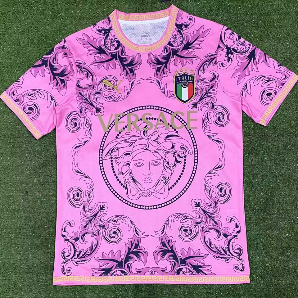 italy soccer jersey versace