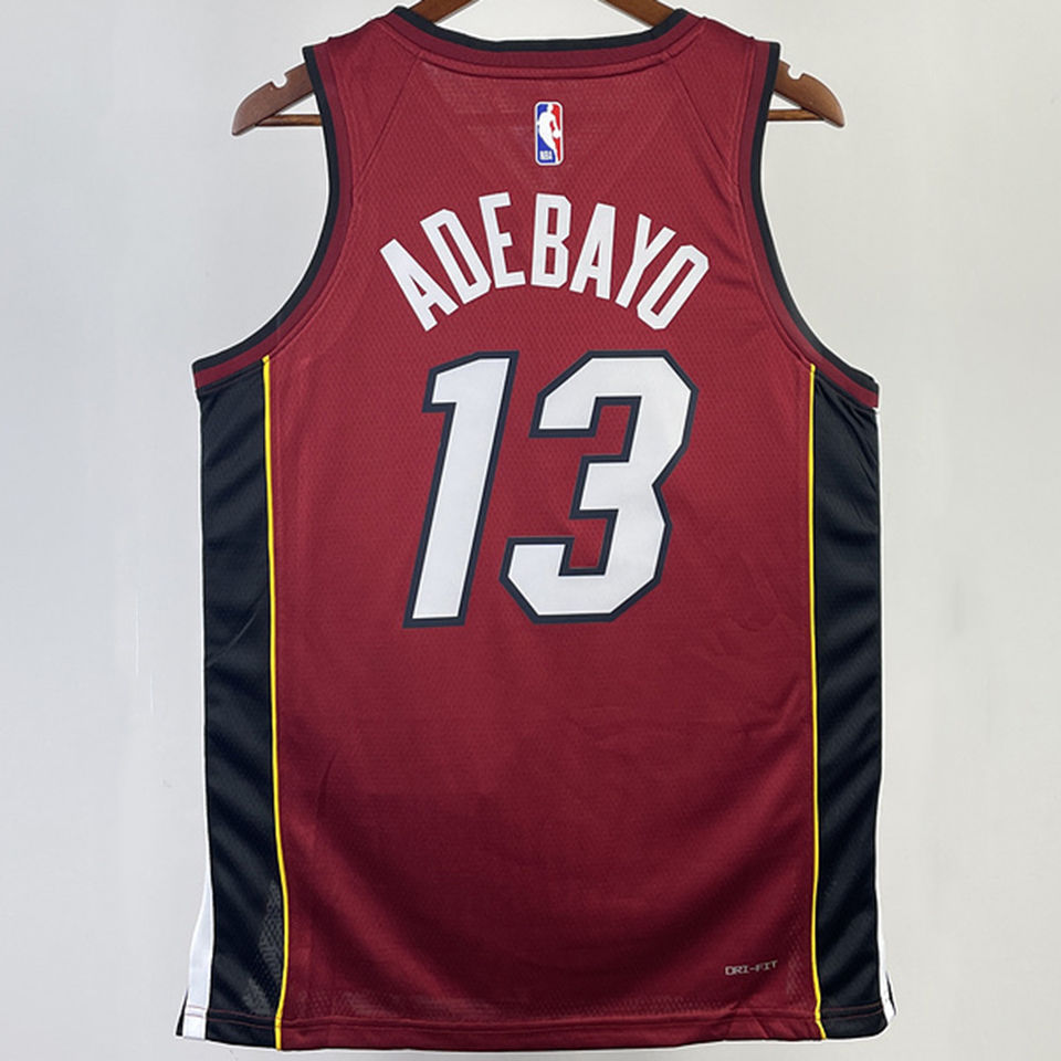 Bam Ado #13 Miami Heat Nike Icon Swingman NBA Jersey (YOUTH)