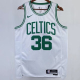 2023/24 Celtics SMART #36 White NBA Jerseys 热压