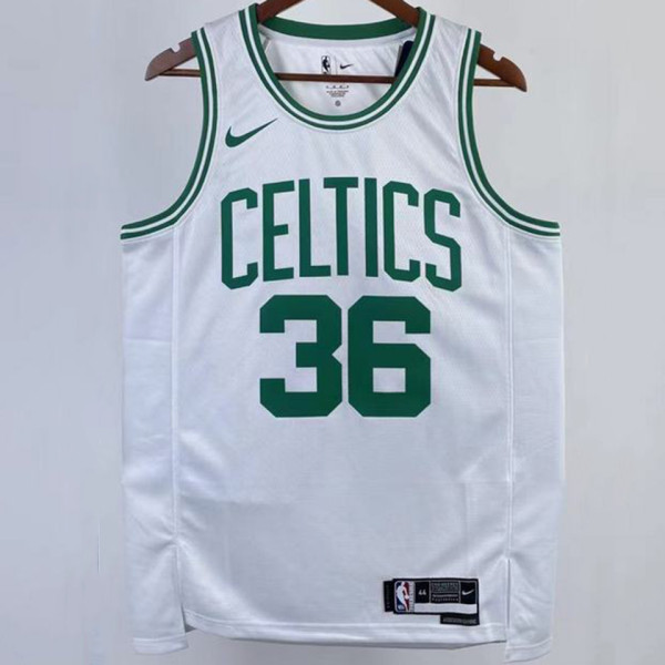 2023/24 Celtics SMART #36 White NBA Jerseys 热压