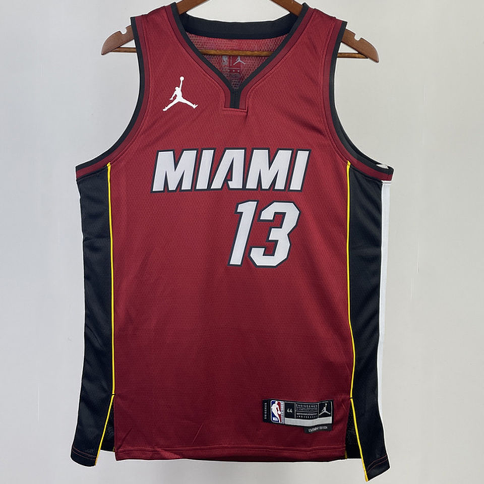 red nba jersey