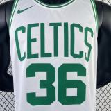 2023/24 Celtics SMART #36 White NBA Jerseys 热压