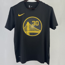 2023/24 Warriors CURRY #30 Black City Edition Training  Short sleeve  NBA Jersey