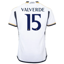 VALVERDE #15 RM Home 1:1 Quality Home Fans Jersey 2023/24 ★★
