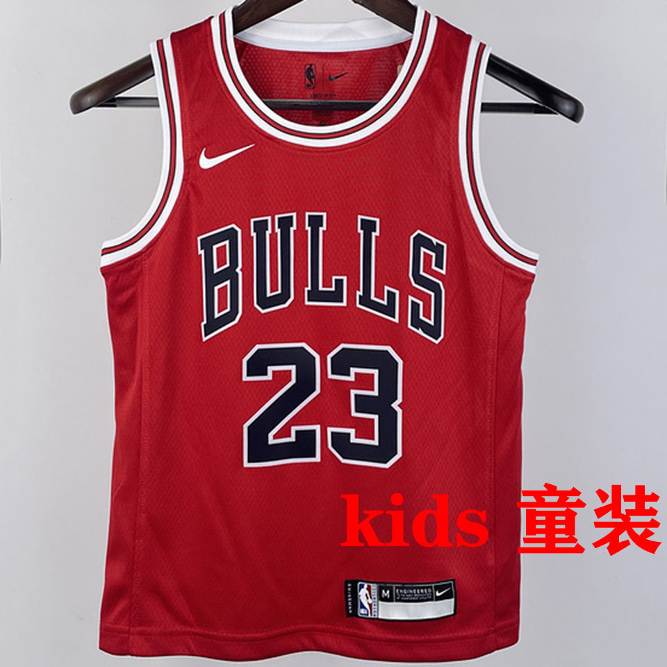 2023/24 Bulls JORDAN #23 Red NBA Jerseys