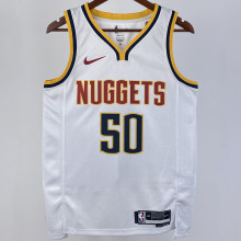 2023/24 Nuggets GOROON #50 White NBA Jerseys