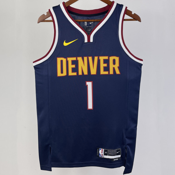 2023/24 Nuggets PORTER JR. #1  Purplish Blue NBA Jerseys