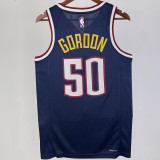 2023/24 Nuggets GOROON #50 Purplish Blue NBA Jerseys