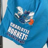 2023/24 Hornets Blue RetroTraining Shorts NBA Pants
