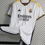 2023/24 RM 1:1 Quality Home White Fans Soccer Jersey