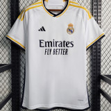 2023/24 RM 1:1 Quality Home White Fans Soccer Jersey