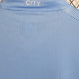 HAALAND #9 Man City 1:1 Home Blue Fans Jersey 2023/24 (League Font) ★★