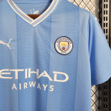 FODEN #47 Man City 1:1 Home Blue Fans Jersey 2023/24 (UCL Font) ★★