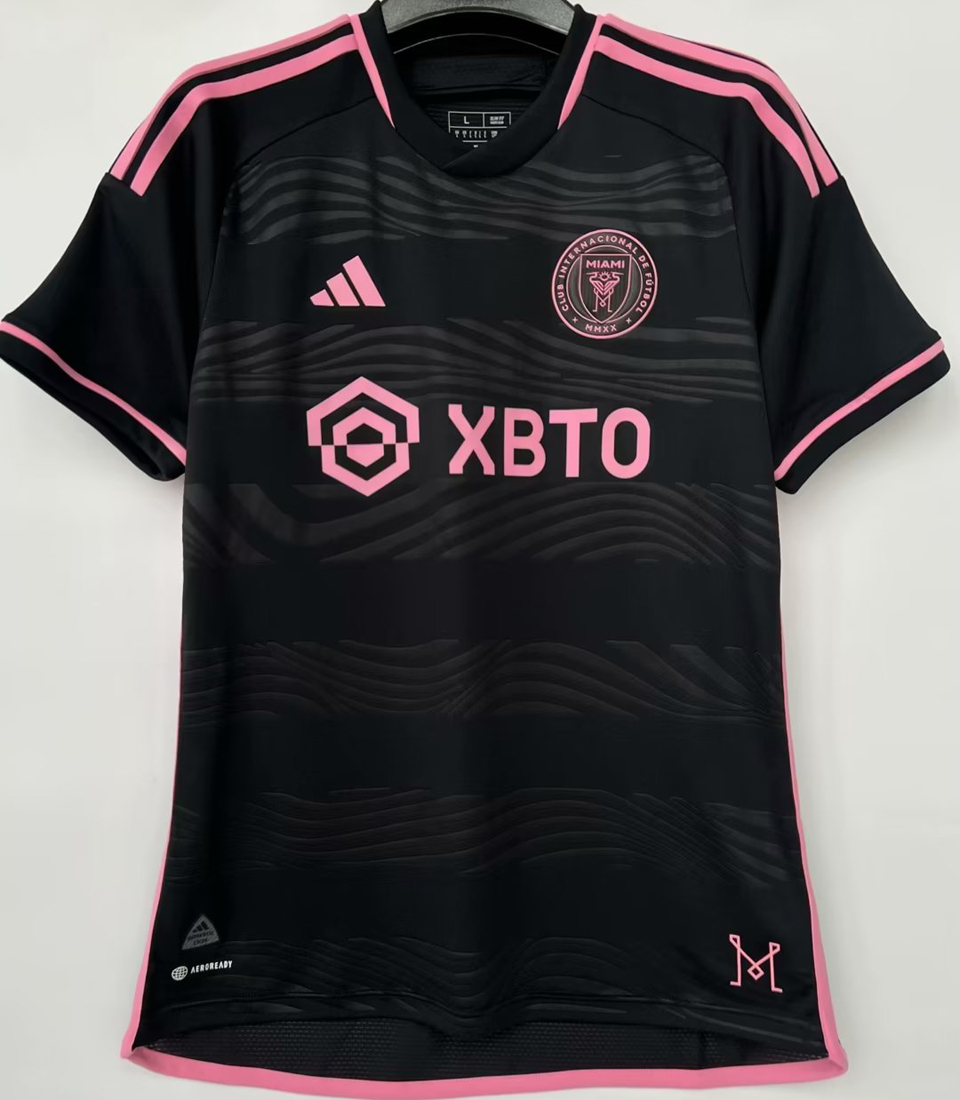 € 25.63  with MLS Patch Inter Miami Shirt 2023-2024 Inter Miami Away Black  Soccer Jersey Football Shirt Sale