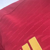 2023/24 Roma Home Red Plasyer Version Soccer Jersey 无胸前广告