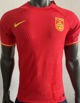 2023/24 China Home Red Player Version Soccer Jersey