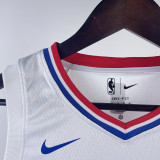 Clippers WESTBROOK #0 White Kids NBA Jersey 热压