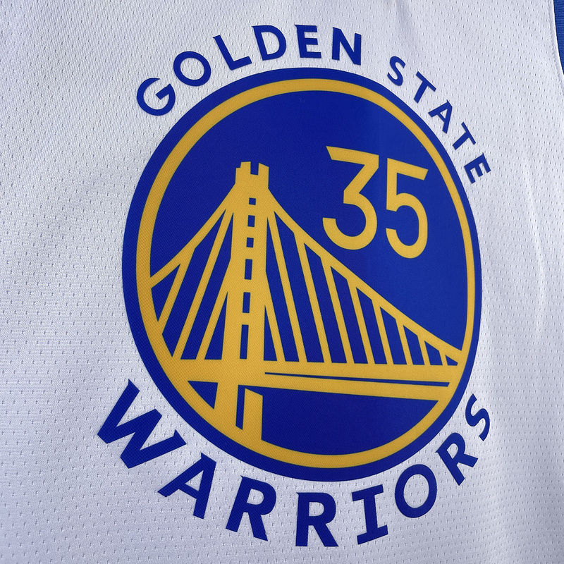 NBA SF Golden State Warriors Durant 35 Nike Swingman Rakuten Youth Jersey S  8
