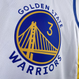 2023/24 Warriors POOLE #3 White  NBA Jerseys