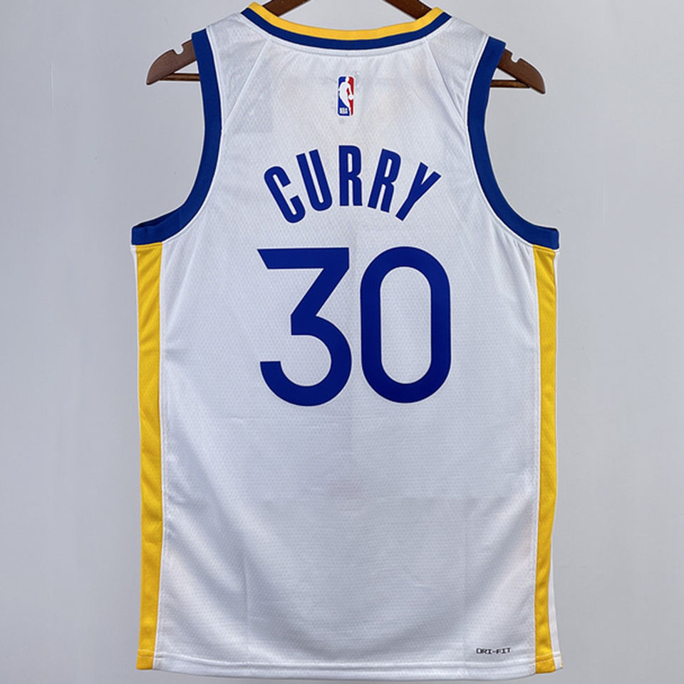 2023/24 Warriors CURRY #30 White NBA Jerseys