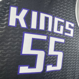 2023/24 Kings WILLIAMS #55 Black  NBA Jerseys 热压